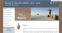 Desktop Screenshot of nancyharriscounseling.com